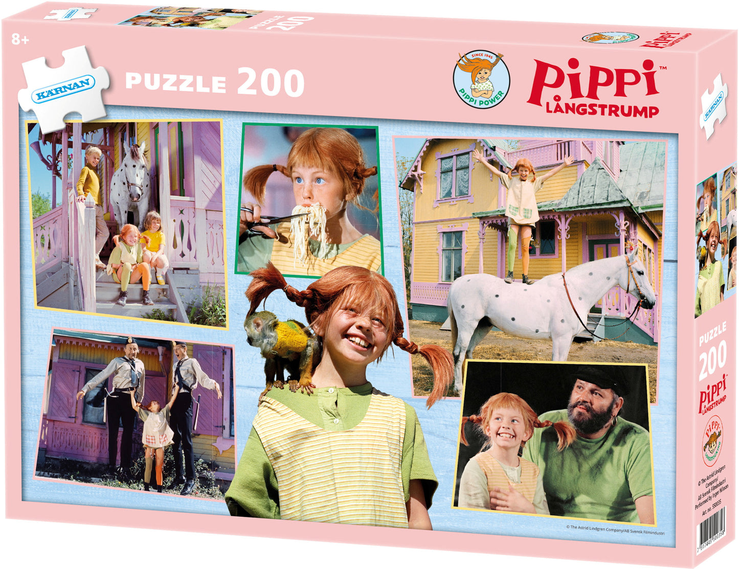 Kärnan Pussel Pippi Film 200 bitar