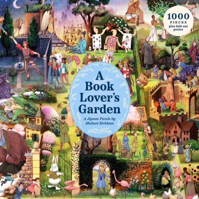 Pussel A Book Lover's Garden 1000 bitar