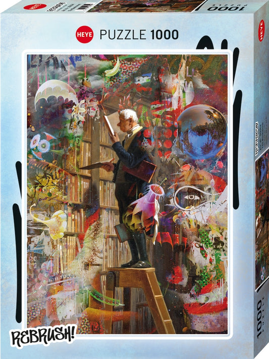 Heye Rebrush! The Bookworm Pussel 1000 bitar