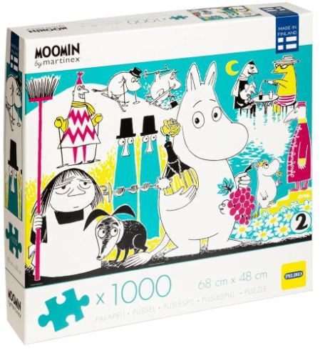 Peliko Mumin Pussel 1000 bitar Comic book cover 2