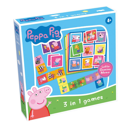 Peppa Pig 3 in 1 Spel