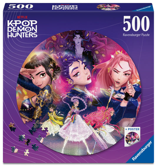 K-Pop Demon Hunters Pussel Circle 500 bitar
