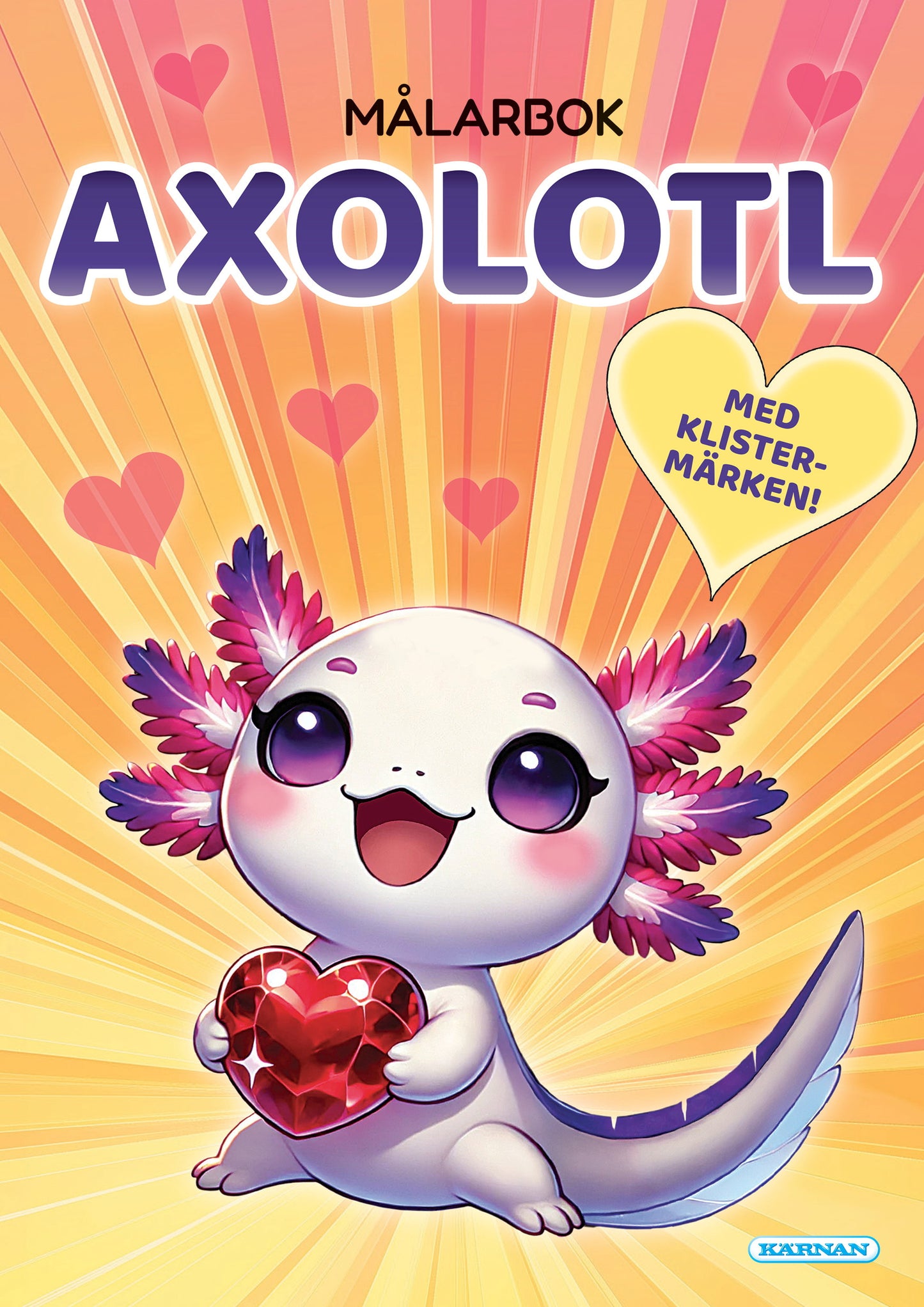 Målarbok Axolotl
