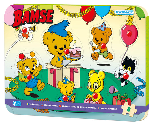 Kärnan Knoppussel 8 bitar Bamse