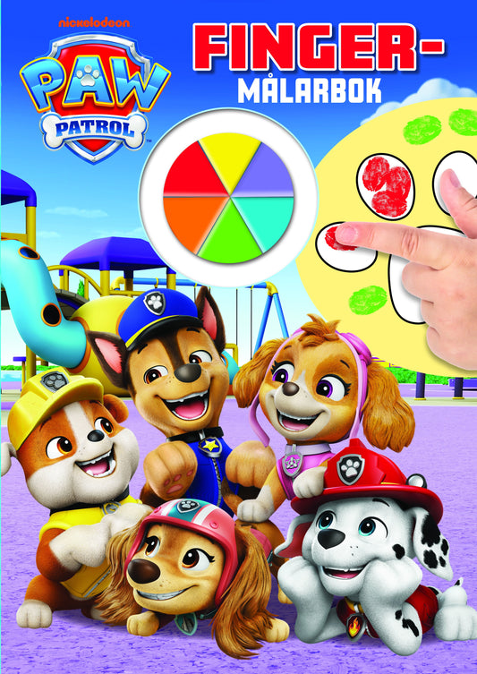Måla med fingerfärg: Paw Patrol