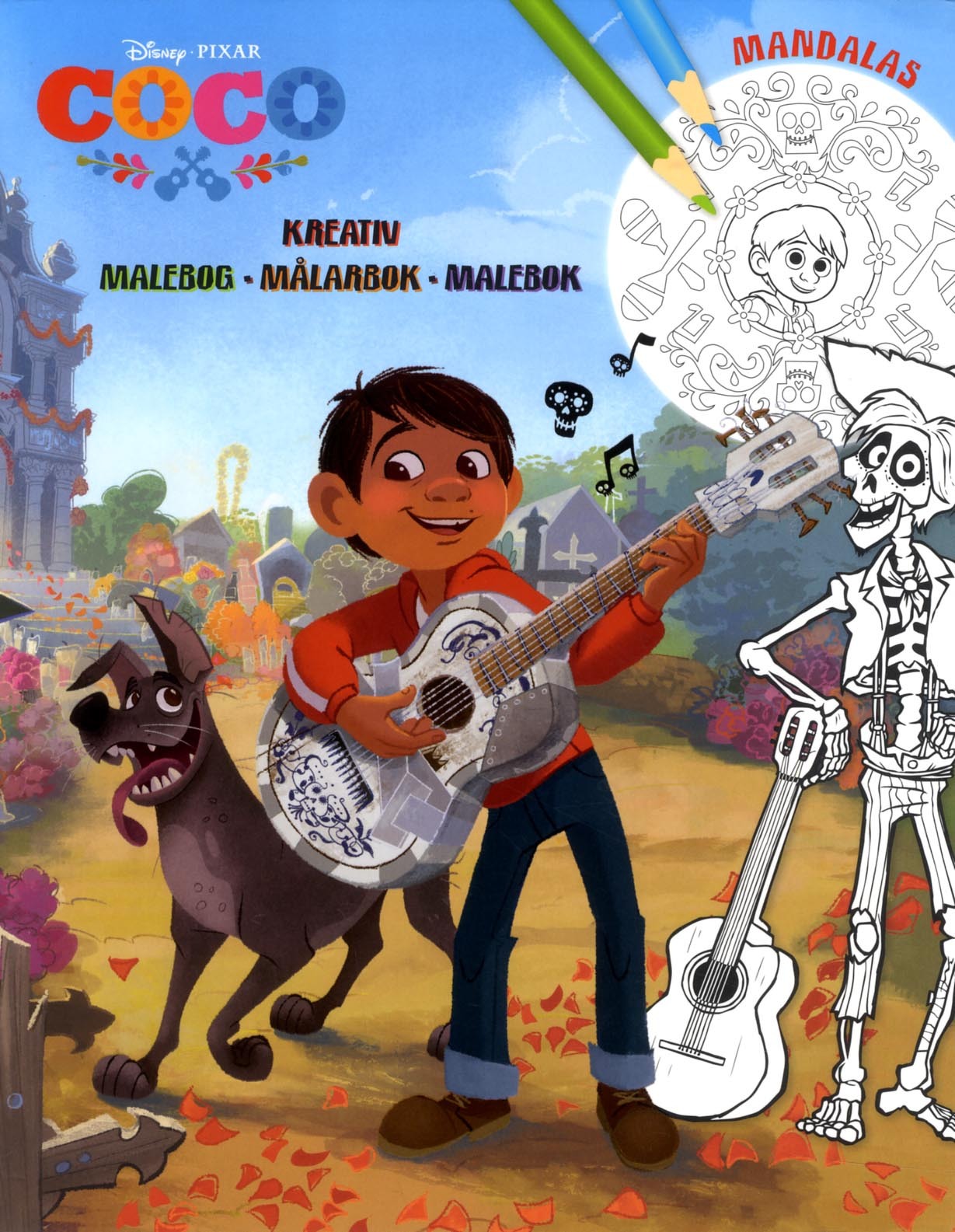 Disney Mandalas Coco Målarbok