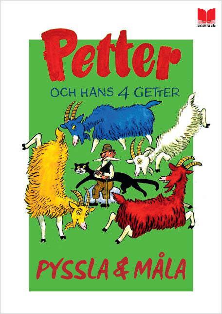 Petter och hans fyra getter: Pyssla och måla