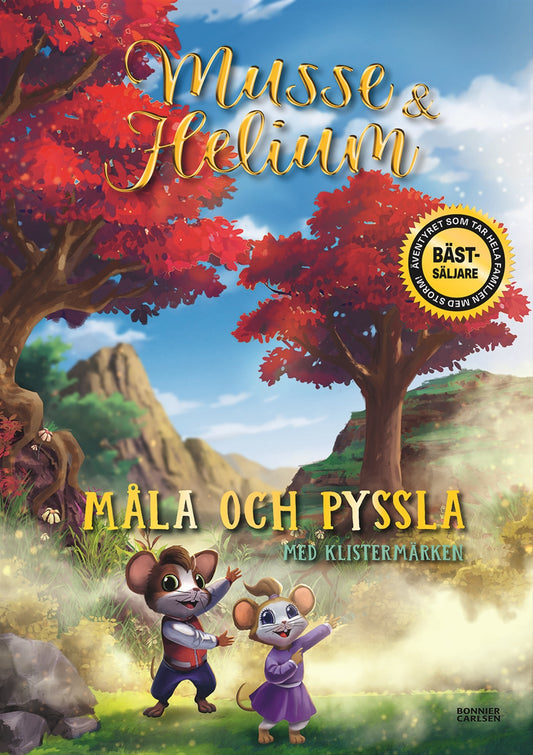 Musse & Helium: Måla och pyssla med klistermärken