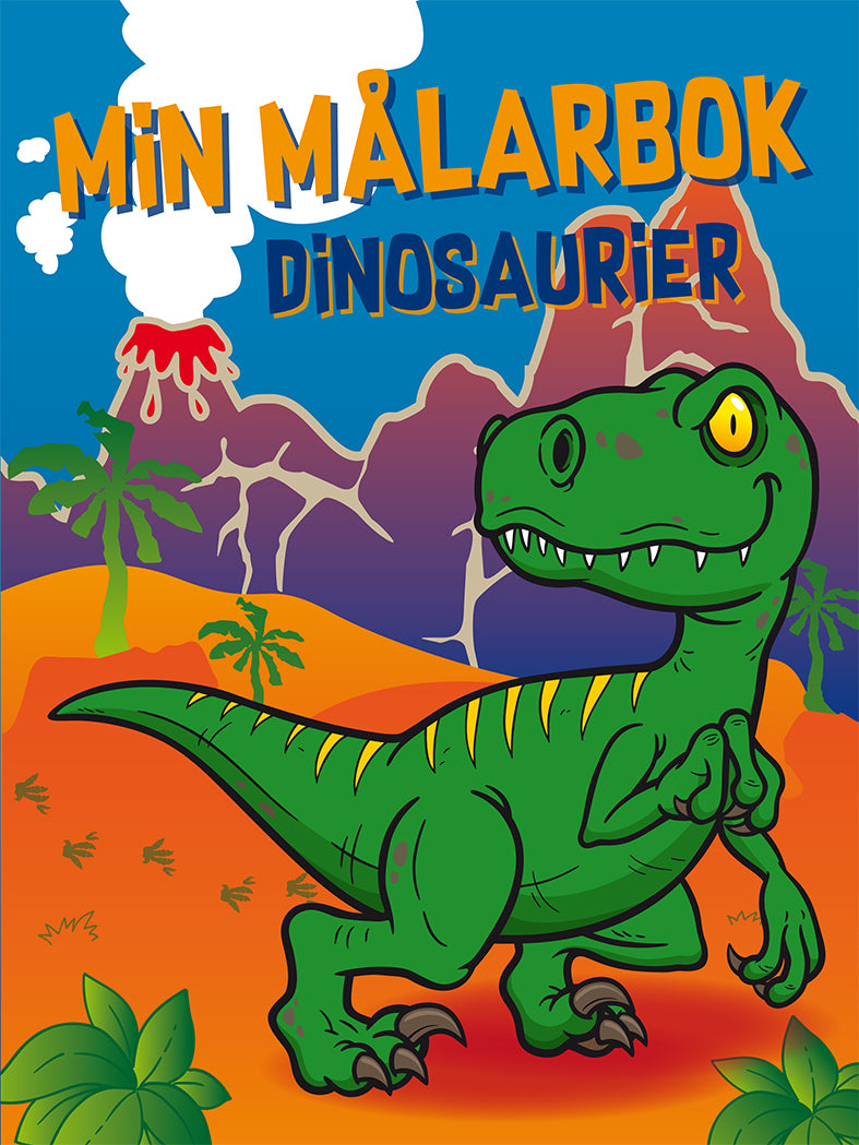 Min målarbok dinosaurier