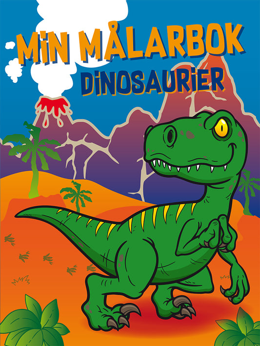 Min målarbok dinosaurier