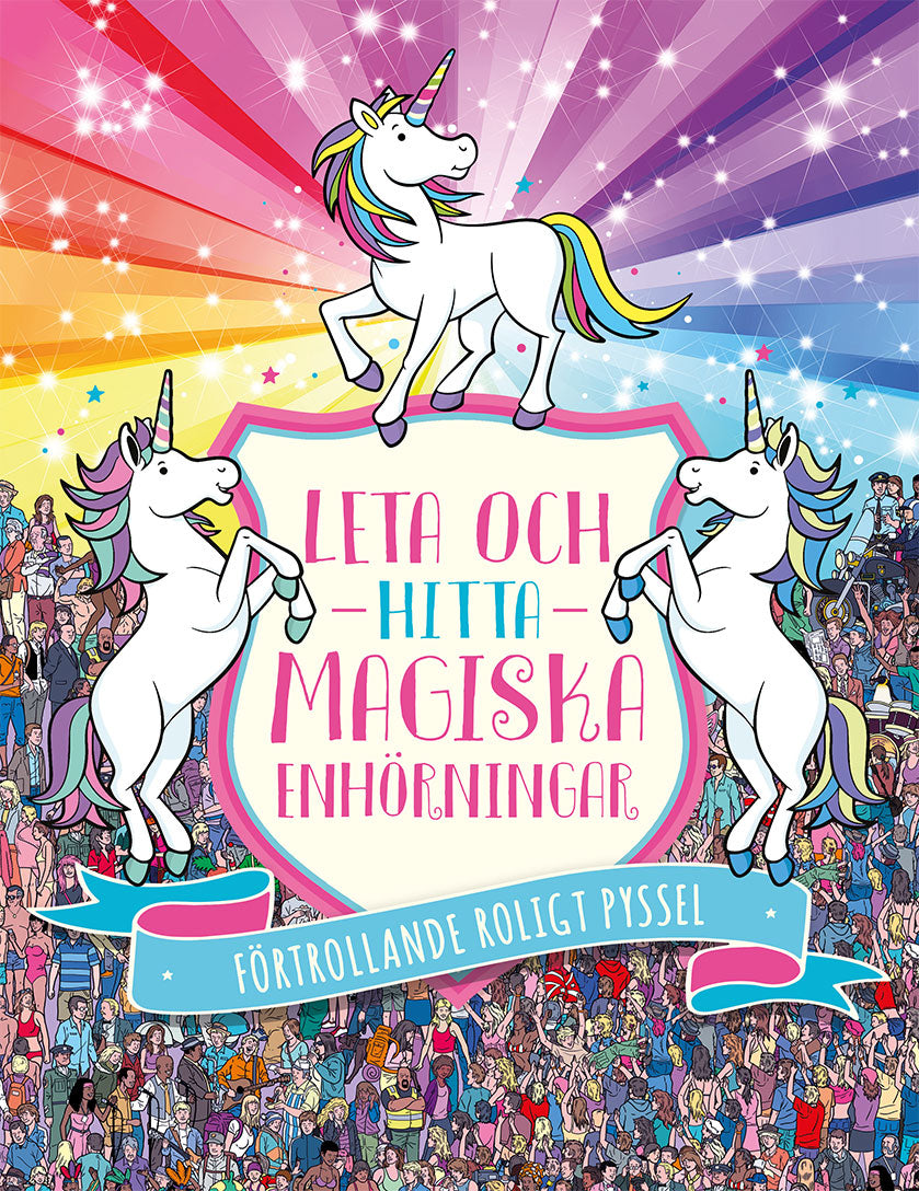 Leta och hitta magiska enhörningar: förtrollande roligt pyssel