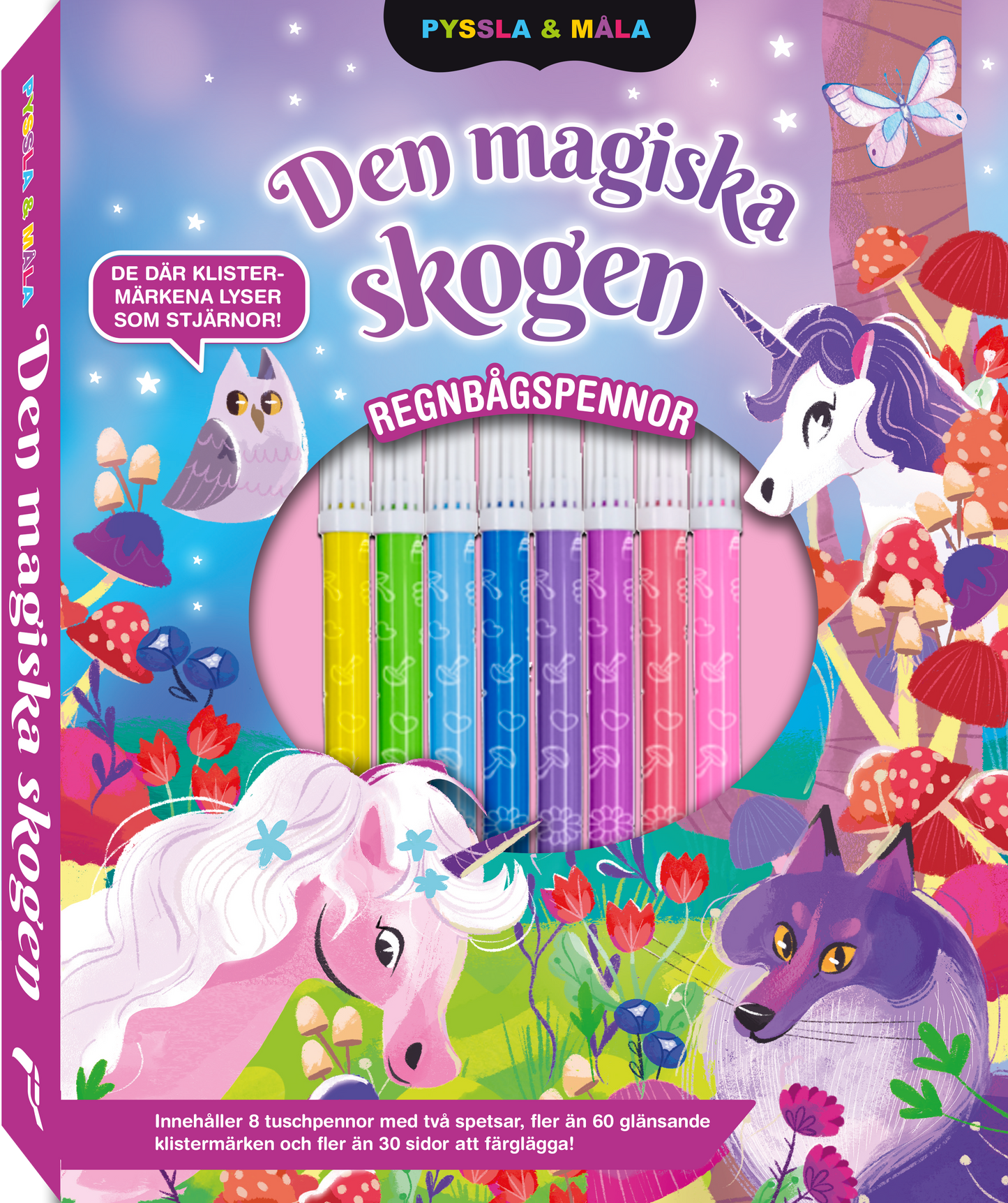 Pyssla och måla: Den magiska skogen