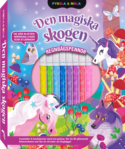 Pyssla och måla: Den magiska skogen