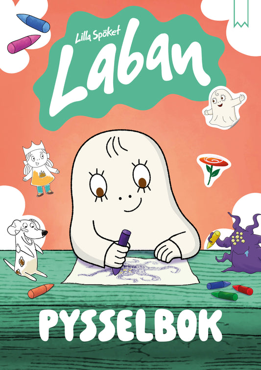 Lilla spöket Laban: Pysselbok med klistermärken
