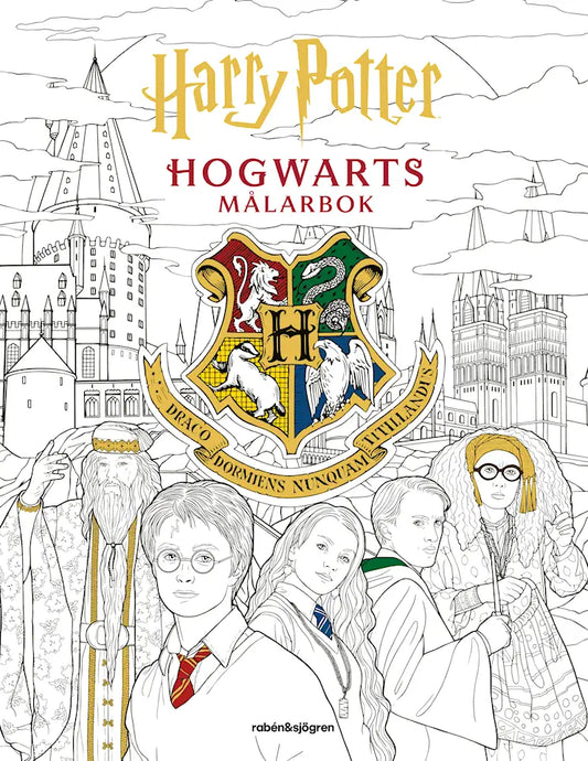 Harry Potter Hogwarts målarbok