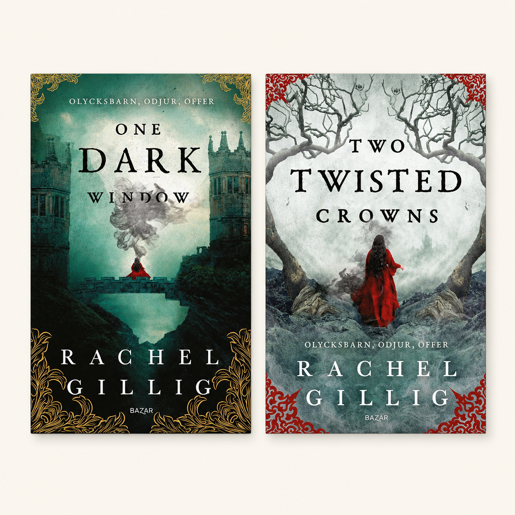 Paketbild med One Dark Window och Two Twisted Crowns